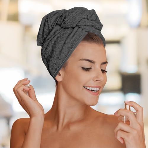 Reed&Pick 24 Pack Dark Grey Hand Towels 100% Cotton Spa Towels – 16x26 inches Highly Absorbable Facial Gym Towel Hair Towels and Face Bulk Small Towel (Not Bleach Proof) - color: Dark Grey, size: 16x27 Pack of 24