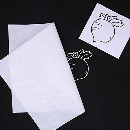 Yesallwas 50 Sheets White Carbon Transfer Paper Tracing Copy Paper, Idea for Wood/Paper/Canvas and Other Art Surfaces Tracing Copy(A4/8.3 x 11.5 Inches) - color: A4 White