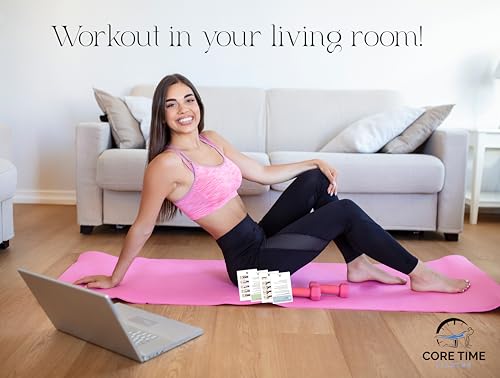 56 Pilates Cards- Use with Magic Circle - 40 Exercises Pilates Workout Cards with the Ring and Ball - Detailed Photos and Video Instructions - Equipment Optional. (56 Pilates Cards with Equipment)