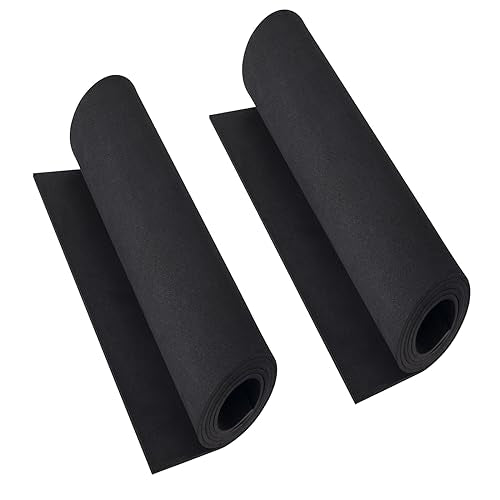 2-Pack Black Eva Foam Cosplay Sheets roll, Premium eva Craft Foam 2mm Thick, 13.5" x 49", High Density 86kg/m3 for Cosplay Costume, Crafts, DIY Projects by MEARCOOH - color: 2PCS:Black, size: Thickness-2mm