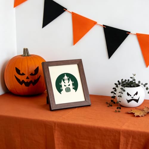 40 PCS Halloween Painting Stencils, 6 Inch Plastic Reusable Pumpkin Faces Painting Stencil, Jack - O'-Lantern Painting Templates for DIY Pumpkin Carving, Wood, Walls Art and Halloween Decoration - style: 40PCS Pumpkin Stencil