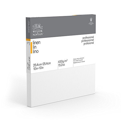 Winsor & Newton Professional Linen Canvas, 10 x 10" - size: 10" x 10", style: Linen