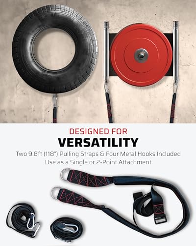 THEFITGUY Sled Pulling Belt, Rotates 360° for Strength & Agility Training