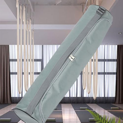 Yoga Mat Storage Bag with Adjustable Strap Water-proof Oxford Cloth Carrier for Travel & Gym (72x16x16cm, Grey)