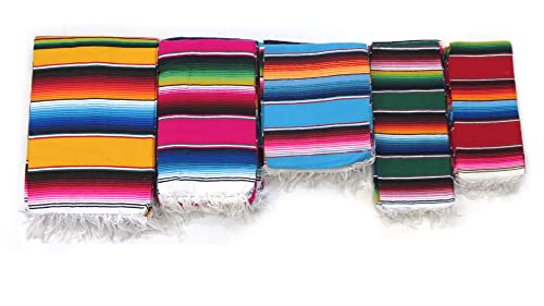 Leos Imports (TM Mexican Sarape Blanket (Xtra-Small 36"x15") - size: Xtra-Small 36"x15"