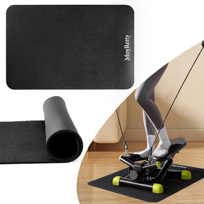 MoyRetty Non-Slip Workout Mat for Under Desk Elliptical(23.62x15.75 inches)