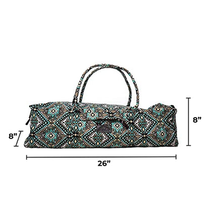 Mount Adams Yoga Mat Bag, 26"x8"x8", Fits Mats up to 74"x26"x6mm - color: Moroccan Mint