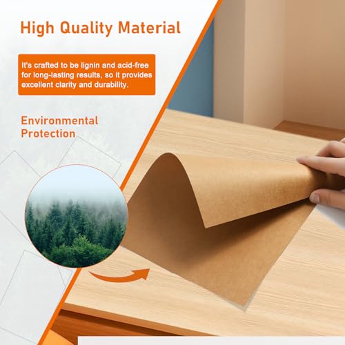 Guakicae 24 Sheets Brown Cardstock 8.5 x 11 Craft Paper 110lb | Heavyweight Kraft Paper Card Stock for Cards Making, Wedding Invitations, Thank You Cards, Birthday - color: Brown, size: 8.5x11-24pcs