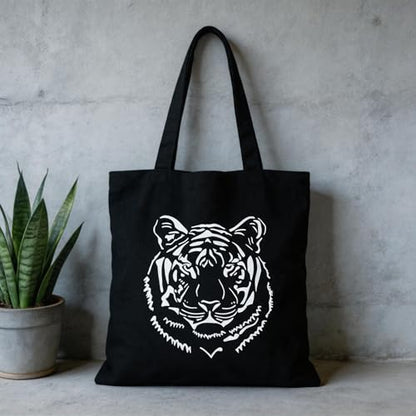 TIAMECH A4 Reusable Tiger Head Stencil for Painting | Wild Animal Tiger Face Layering Template, DIY Wall Art, Wood Furniture, Scrapbook & Crafts (8.3x11.7inch) - style: Tiger Head