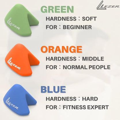 LEZER Trigger Massage Point, Manual Massage Ball, Muscle Knots Relief Tool, Myofascial Release, Physical Therapy, Deep Tissue Back Massage, Plantar Fasciitis, 2.9 in x 2.1 in (Green) - style: 03 - Trigger Green