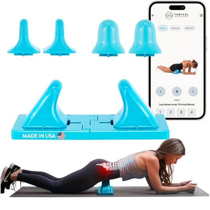 Thrival Deep Tissue Pro, Adjustable Psoas Muscle Release Tool, Blue - color: Blue, size: Thrival Deep Tissue Pro
