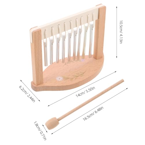 9 Note Chime: Table Wind Chime Bar - Percussion Instrument - Relaxing Meditation Healing Sound Desktop Decor - Housewarming Present