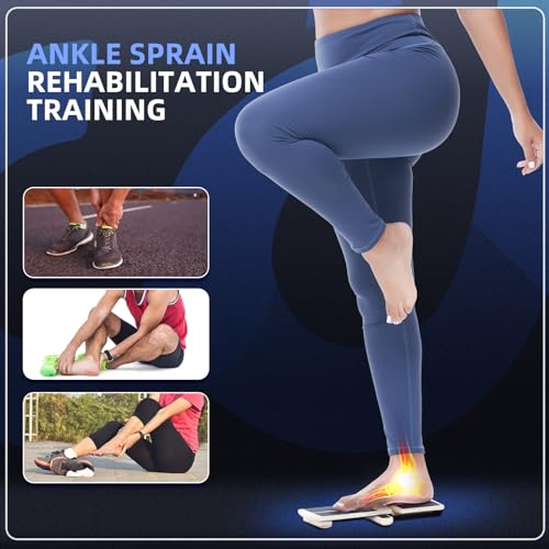 Ankle Foot Strengthener Exerciser for Sprained, Single Leg Balance Board, Posture Corrector, Foot Stretcher for Plantar Fasciitis Relief