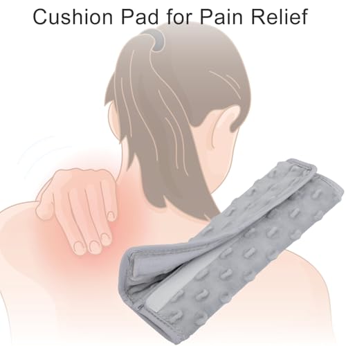 1Pc Arm Sling Padding for Neck Arm Sling Strap Cushion Neck Pad Cushions Shoulder Brace Carry Strap Pads Elbow Wrist Injury Support Strap Padded Women Men Minky Dot Light Gray - color: Minky Dot Light Gray-1pc