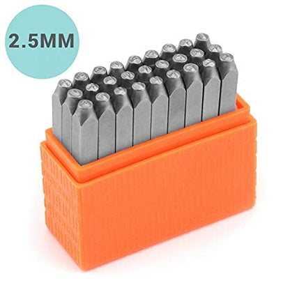 ImpressArt - Basic Sans Serif 2.5mm Lowercase Metal Stamp Letter Set for Metal Stamping and Handmade Jewelry - color: Sans Serif (2.5mm), size: Lowercase