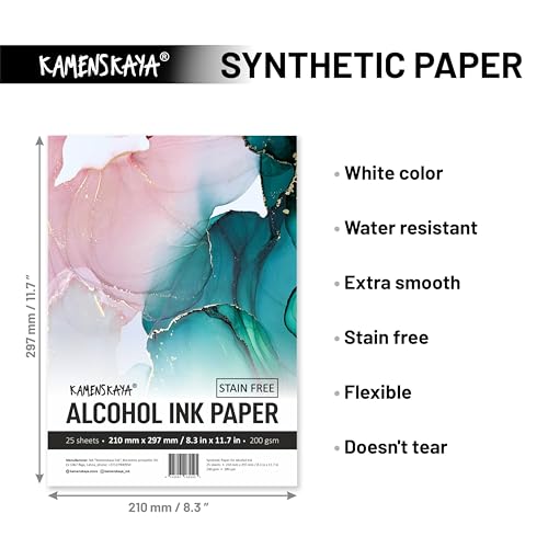 Alcohol Ink Set with Alcohol Ink Paper