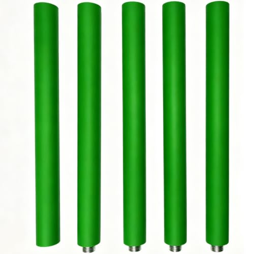 yoga stick is made of sturdy steel that is 5 feet high and an adjustable stretching stick, providing flexibility, agility, and balance. Covered with thick and comfortable foam layer - color: Green