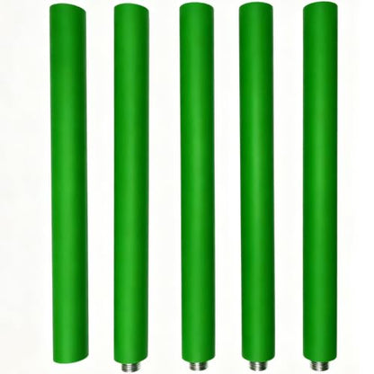 yoga stick is made of sturdy steel that is 5 feet high and an adjustable stretching stick, providing flexibility, agility, and balance. Covered with thick and comfortable foam layer - color: Green