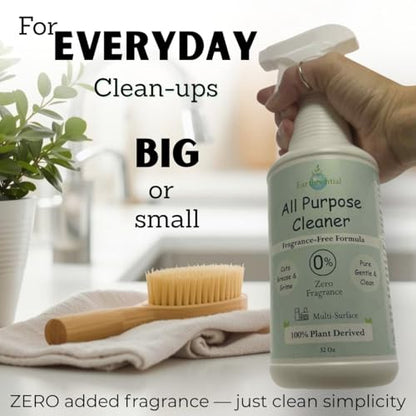Fragrance-Free All Purpose Cleaner, Plant-Based Formula, 32 oz Spray