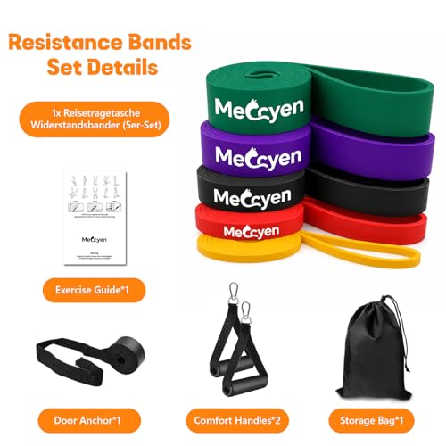 Resistance Bands Set,Exercise Bands with Handles&Door Anchor