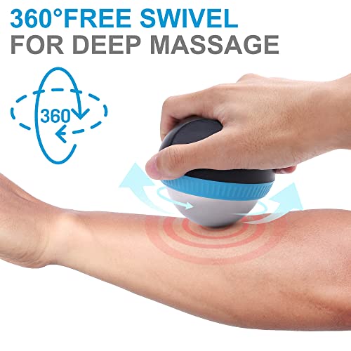 Cryosphere Massage Roller Ball for Body Muscle Relief, Set of 2 | Cold Roller Massager for Back, Neck, Deep Tissue, Foot Plantar Fasciitis, Myofascial Release, Ice Therapy Ball