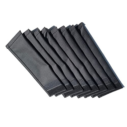 8 pcs filler sandbags for weighted vest, Black