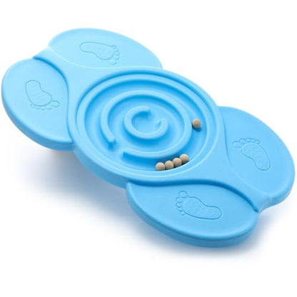 Vinsot Egg Shape Balance Board with Wooden Beads for Kids Child Interactive Toy Sensory Integration Training Coordination Focus Non Slip Wobble Board for Indoor Outdoor
