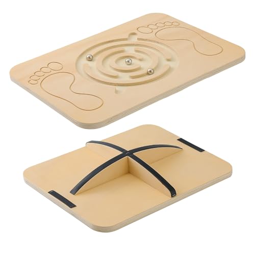 Juoe 360° Maze Balance Board Wobble Board,Sensory Balance Toys