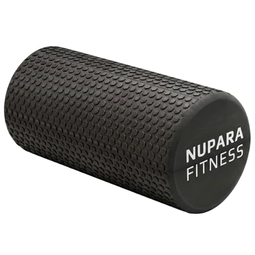 Foam Roller for Exercise, Running, Cycling, Sports, Yoga | Foam Roller for Physical Therapy, Foam Roller for Back, Recovery for Sports, Foam Roller for Legs, Muscle Relief - color: Black, size: 12 Inch - Medium