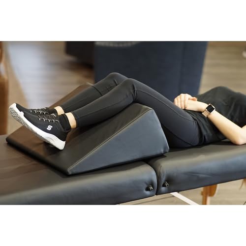 Physical Therapy/Massage Table Positioning Knee Wedge 22" x 20" x 10.25" (Knee Wedge, Blue) - color: Blue, size: Firm Knee Wedge