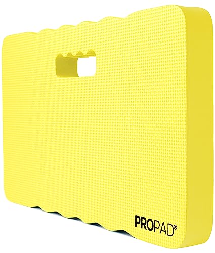 Thick Kneeling Pad, Garden Kneeler for Gardening, Bath Kneeler for Baby Bath, Kneeling Mat for Exercise & Yoga, Knee Pad for Work, Floor Foam Pad, Extra Large (XL) 18 x 11 x 1.5 Inches, Yellow - color: Yellow