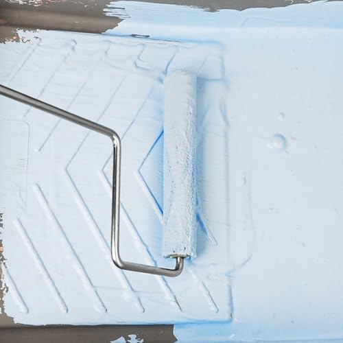 ROLLINGDOG 6" Paint Roller Covers Synthetic Velour Paint Roller | 6 inch Paint Roller Sleeves for Smooth Walls and Ceilings, 8PC, 5mm nap - color: 8PC Synthetic Velour Roller sleeves