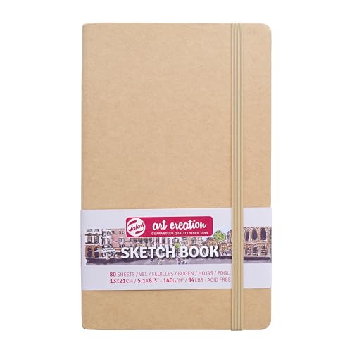 Talens Japan T9314-432M 452213 Art Creation Sketchbook, Drawing Notebook, 5.1 x 8.3 inches (13 x 21 cm), Craft Paper - color: craft paper, size: 13×21cm