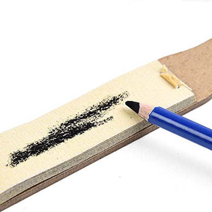 3pcs Sandpaper Sharpener 6.2x0.9 Sketch Drawing Sandpaper Colored Pencil Pastel Sticks Crayons Charcoal Sharpener Lead Pointer Art Drawing Tool 12sheets/pcs Artist Sketch Adult