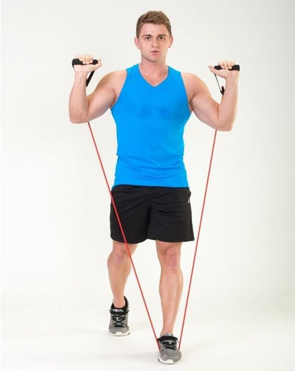 Black Mountain Products New Strong 25 -Pounds Resistance Bands - color: Red