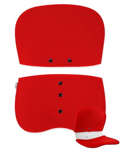 curble Wider Cover, for Wider Chair, Ergonomic Chair Back Support and Lumbar Support (Cover Red) - color: Cover Red