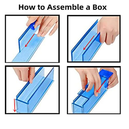 2 Pack Silicone DIY Domino Box Resin Mould Kit(Blue) | Epoxy Resin Casting Jumbo Mold Clay Mold Storage Box Mold for DIY Pendant Jewelry Crafts Making Tool - size: Dominoes + Storage Box (Blue)