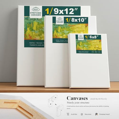 Inburit Acrylic Paint Set for Kids & Adults, Art Supplies Kit with Canvas | Complete 41 PCS Art Painting Supplies Kit, 24 Vibrant 22ml Acrylic Paint Tubes, Large Canvas Boards, Drawing Pad - color: 41PCS+24Colors/ 22ml