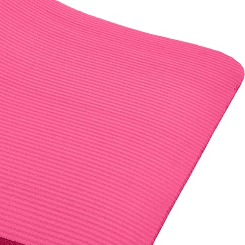 BalanceFrom 1-inch Thick 71x24 Inches Extra Thick Exercise Yoga Mat - color: Pink
