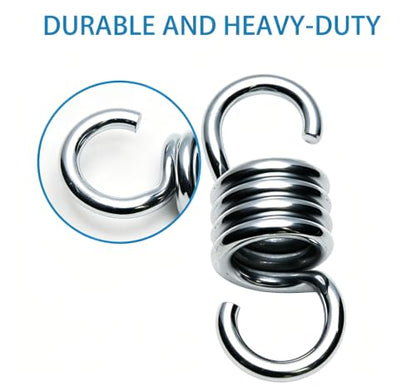 Heavy Duty Spring Hammock Chair Swing Hook Suspension Extension - size: Spring - 7MM - 100MM