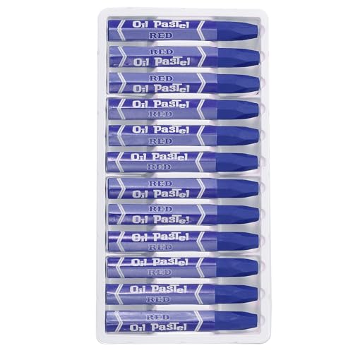PATIKIL Blue Blue Oil Pastels, 48Pcs Soft Oil Crayons Pastels Stick Vibrant and Creamy Art Supplies Bulk for Artists Beginners Art Painting Drawing Blending Graffiti Gallery - color: Blue Blue