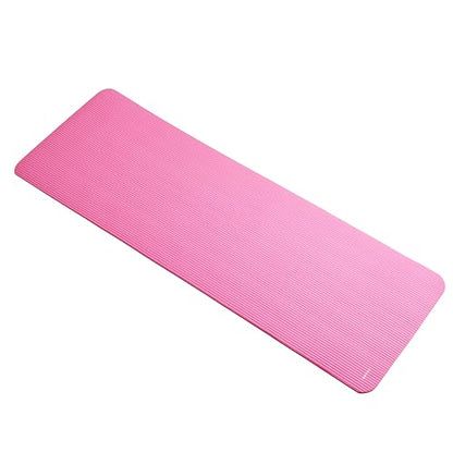 Amazon Basics Extra Thick Exercise Yoga Mat with Carrying Strap - color: Pink, style: 1/2 Inch
