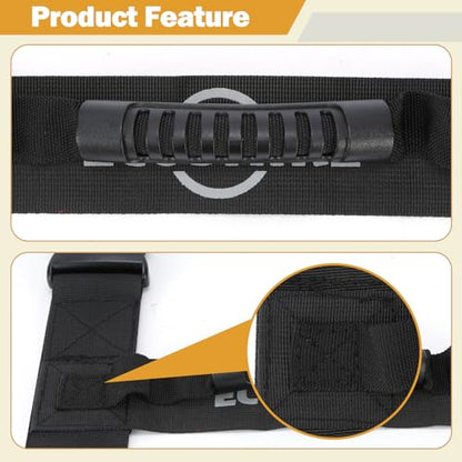Carrying Strap with Handle, Handheld Belt for Safely Moving and Lifting Heavy Boxes, Adjustable Belt, H-Shaped Style Carry Straps, Suitable for Cylinder, Camping Mat(61 inch) - size: 61 inch (H-shaped)