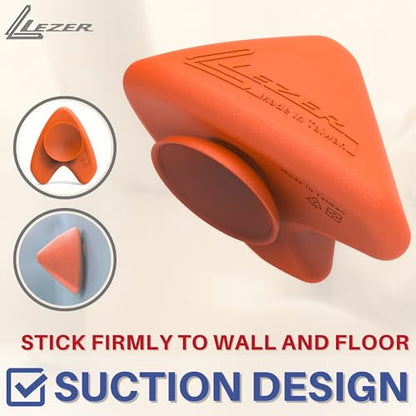 LEZER Large Trigger Massage Point, Manual Massage Ball, Hip Hook, Muscle Knot Release Tool, Deep Tissue Relief, Hip Flexor Iliacus Back Psoas Hand Foot Myofascial Physical Therapy, 3.5 inｘ3 in, Orange - style: 04 - Large Trigger Orange