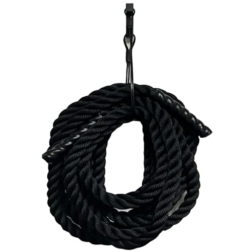 Pmsanzay Exercise Rope Storage Hanger, Wall-Mounted Heavy Duty Metal Battle Rope Storage Hook Bracket,Rope Storage Rack for Exercise Rope Battle Rope in Home Gym or Commercial Gym
