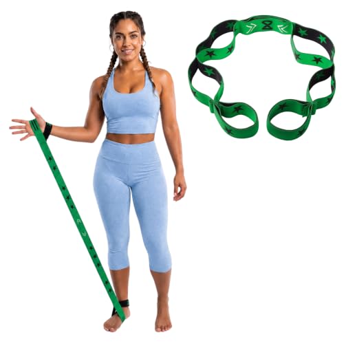 Two8 Bands Multi Loop Resistance Band for Working Out - Home Gym Loop Resistance Bands for Women & Men, Athletic Rehab Equipment Workout Loops, Sports Fitness Gear - color: Clean Green (light)