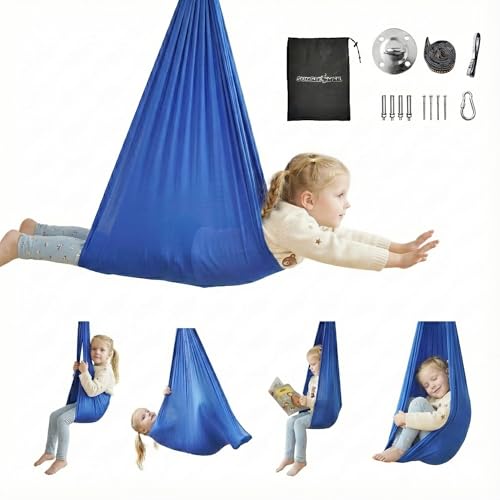 Sensory Swing for Kids Indoor | Therapy Swing for Autism, ADHD, Sensory Processing Disorder | Kids Swing Cuddle Aerial Hammock Indoor