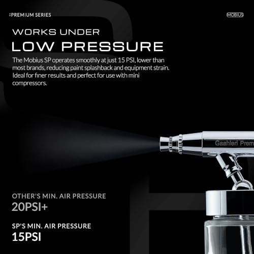 Gaahleri Airbrsuh Premium Series Mobius Siphon Feed Airbrush