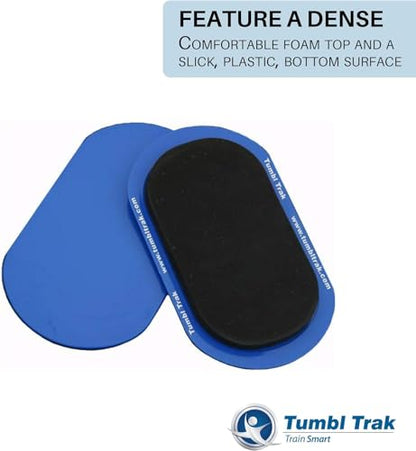 Tumbl Trak Smooth Sliding Slider with Comfortable Top (for Carpet Floors) - color: Small - Pair