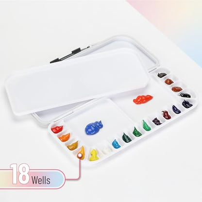 Mr. Pen- Airtight Watercolor Palette with Lid, 12 Pack - color: White, size: 12 Pack